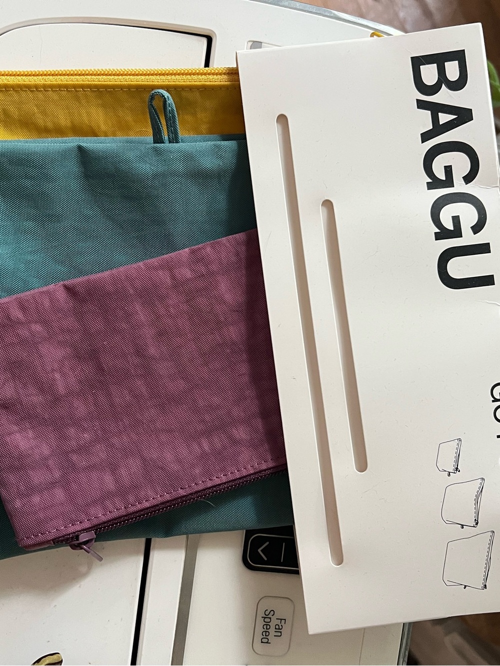 Baggu go pouch jewel set mix